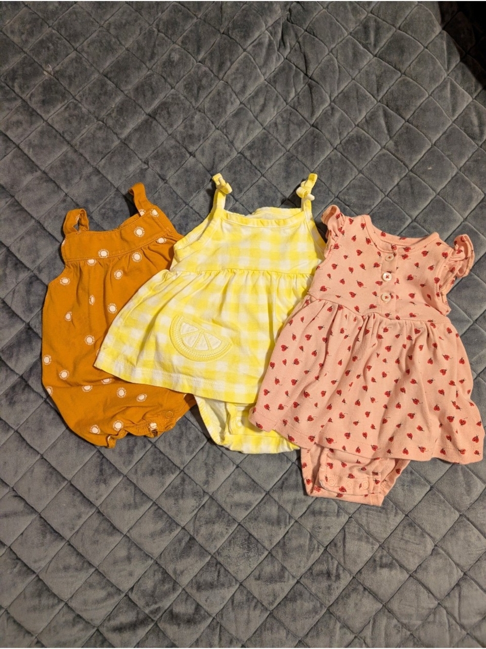 Carter's Girls Rompers - Picture 2 of 3